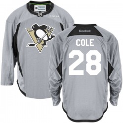 Ian Cole Pittsburgh Penguins Reebok Authentic Gray Practice Team Jersey ()