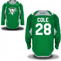 Ian Cole Pittsburgh Penguins Reebok Authentic St. Patrick's Day Replica Practice Jersey (Green)