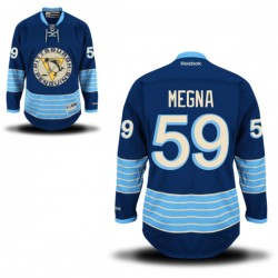 Jayson Megna Pittsburgh Penguins Reebok Premier Alternate Jersey (Royal Blue)