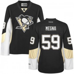 Jayson Megna Pittsburgh Penguins Reebok Women's Premier Home Jersey (Black)