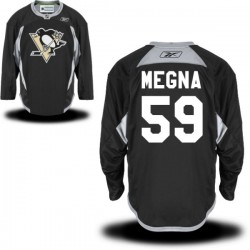 Jayson Megna Pittsburgh Penguins Reebok Authentic Alternate Jersey (Black)
