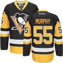 Larry Murphy Pittsburgh Penguins Reebok Authentic Black/ Third Jersey (Gold)
