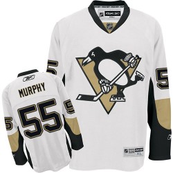 Larry Murphy Pittsburgh Penguins Reebok Authentic Away Jersey (White)