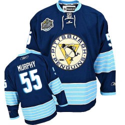 Larry Murphy Pittsburgh Penguins Reebok Premier Vintage New Third Jersey (Navy Blue)