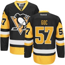 Marcel Goc Pittsburgh Penguins Reebok Authentic Black/ Third Jersey (Gold)