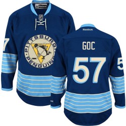 Marcel Goc Pittsburgh Penguins Reebok Authentic Vintage New Third Jersey (Navy Blue)