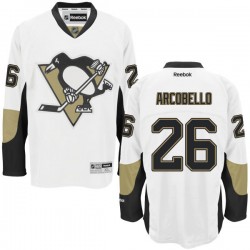 Mark Arcobello Pittsburgh Penguins Reebok Authentic Away Jersey (White)