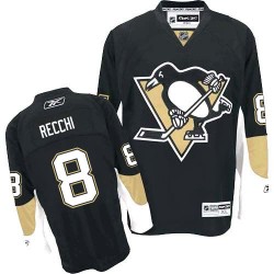 Mark Recchi Pittsburgh Penguins Reebok Authentic Home Jersey (Black)