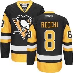 Mark Recchi Pittsburgh Penguins Reebok Authentic Black/ Third Jersey (Gold)