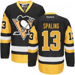 Nick Spaling Pittsburgh Penguins Reebok Authentic Alternate Jersey (Black)