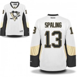 Nick Spaling Pittsburgh Penguins Reebok Women's Authentic Away Jersey (White)