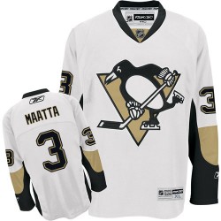 Olli Maatta Pittsburgh Penguins Reebok Authentic Away Jersey (White)