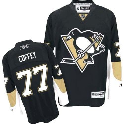 Paul Coffey Pittsburgh Penguins Reebok Authentic Home Jersey (Black)
