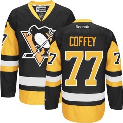 Paul Coffey Pittsburgh Penguins Reebok Authentic Black/ Third Jersey (Gold)