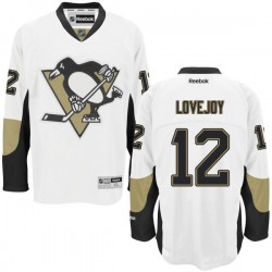 Ben Lovejoy Pittsburgh Penguins Reebok Authentic Away Jersey (White)