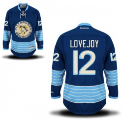 Ben Lovejoy Pittsburgh Penguins Reebok Authentic Alternate Jersey (Royal Blue)