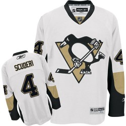 Rob Scuderi Pittsburgh Penguins Reebok Authentic Away Jersey (White)