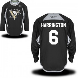 Scott Harrington Pittsburgh Penguins Reebok Authentic Alternate Jersey (Black)