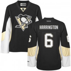 Scott Harrington Pittsburgh Penguins Reebok Women's Authentic Home Jersey (Black)
