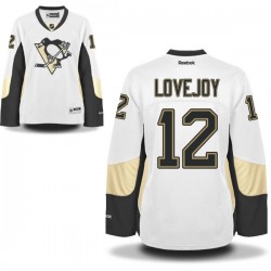 Ben Lovejoy Pittsburgh Penguins Reebok Women's Authentic Away Jersey (White)