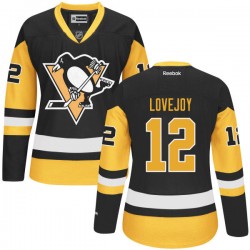 Ben Lovejoy Pittsburgh Penguins Reebok Authentic Alternate Jersey (Black)