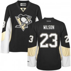 Scott Wilson Pittsburgh Penguins Reebok Women's Authentic Home Jersey (Black)