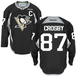Sidney Crosby Pittsburgh Penguins Reebok Authentic Practice Jersey (Black)
