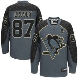 Sidney Crosby Pittsburgh Penguins Reebok Premier Charcoal Cross Check Fashion Jersey ()