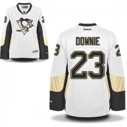 Steve Downie Pittsburgh Penguins Reebok Women's Authentic Away Jersey (White)