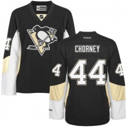 Taylor Chorney Pittsburgh Penguins Reebok Women's Authentic Home Jersey (Black)