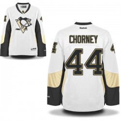 Taylor Chorney Pittsburgh Penguins Reebok Women's Authentic Away Jersey (White)
