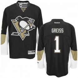 Thomas Greiss Pittsburgh Penguins Reebok Authentic Home Jersey (Black)