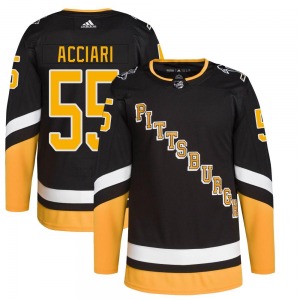 Noel Acciari Pittsburgh Penguins Adidas Youth Authentic 2021/22 Alternate Primegreen Pro Player Jersey (Black)
