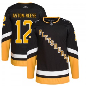 Zach Aston-Reese Pittsburgh Penguins Adidas Youth Authentic 2021/22 Alternate Primegreen Pro Player Jersey (Black)