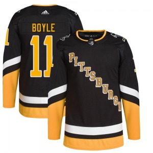 Brian Boyle Pittsburgh Penguins Adidas Youth Authentic 2021/22 Alternate Primegreen Pro Player Jersey (Black)