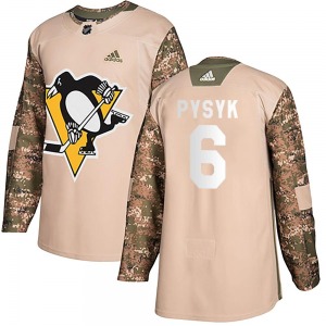 Mark Pysyk Pittsburgh Penguins Adidas Authentic Veterans Day Practice Jersey (Camo)
