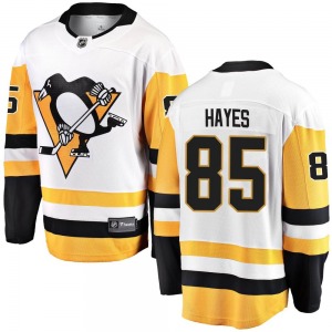 Avery Hayes Pittsburgh Penguins Fanatics Branded Youth Breakaway Away Jersey (White)