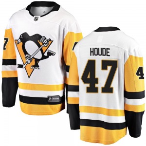 Samuel Houde Pittsburgh Penguins Fanatics Branded Youth Breakaway Away Jersey (White)