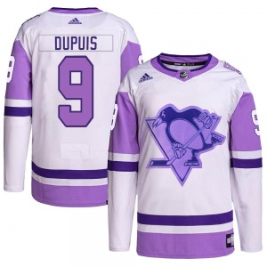 Pascal Dupuis Pittsburgh Penguins Adidas Authentic Hockey Fights Cancer Primegreen Jersey (White/Purple)