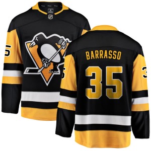 Tom Barrasso Pittsburgh Penguins Fanatics Branded Breakaway Home Jersey (Black)