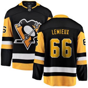Mario Lemieux Pittsburgh Penguins Fanatics Branded Youth Breakaway Home Jersey (Black)