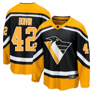 Leo Boivin Pittsburgh Penguins Fanatics Branded Breakaway Special Edition 2.0 Jersey (Black)