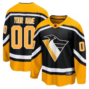 Custom Pittsburgh Penguins Fanatics Branded Breakaway Custom Special Edition 2.0 Jersey (Black)