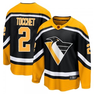 Rick Tocchet Pittsburgh Penguins Fanatics Branded Breakaway Special Edition 2.0 Jersey (Black)
