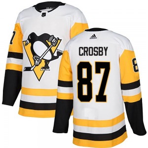 Sidney Crosby Pittsburgh Penguins Adidas Youth Authentic Away Jersey (White)
