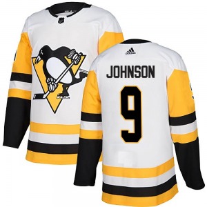 Mark Johnson Pittsburgh Penguins Adidas Youth Authentic Away Jersey (White)