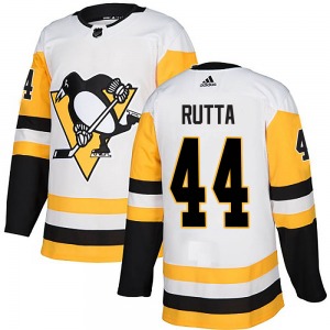 Jan Rutta Pittsburgh Penguins Adidas Youth Authentic Away Jersey (White)