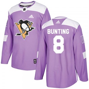 Michael Bunting Pittsburgh Penguins Adidas Authentic Fights Cancer Practice Jersey (Purple)