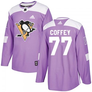 Paul Coffey Pittsburgh Penguins Adidas Authentic Fights Cancer Practice Jersey (Purple)