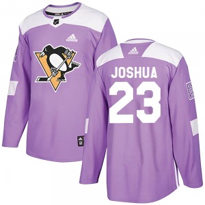 Jagger Joshua Pittsburgh Penguins Adidas Authentic Fights Cancer Practice Jersey (Purple)